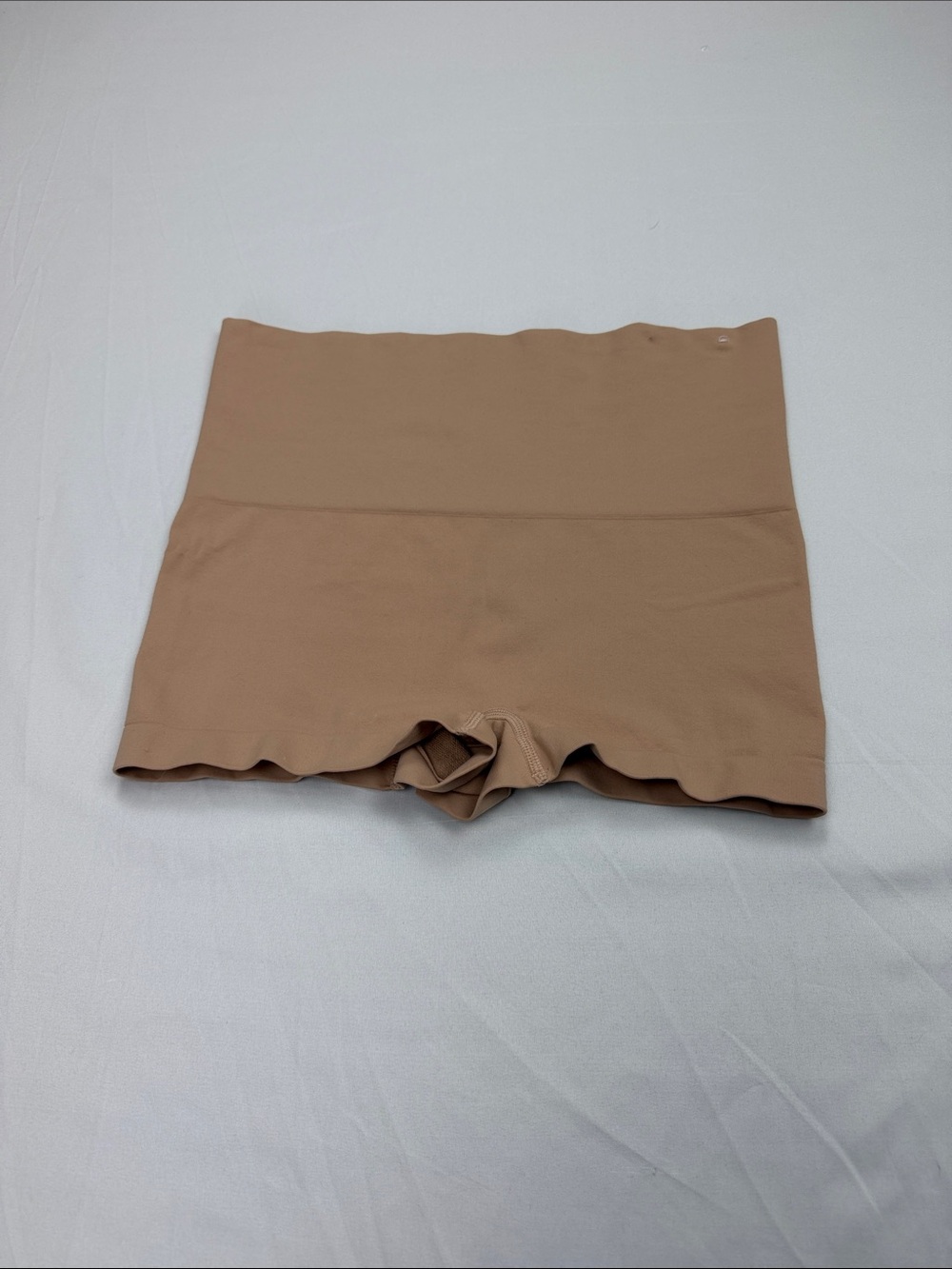 SPANX High-Waist Seamless Shaping Bike Shorts - Beige